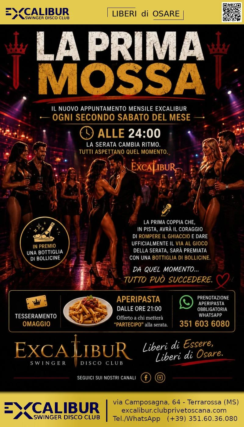 Swinger club prive evento La prima mossa